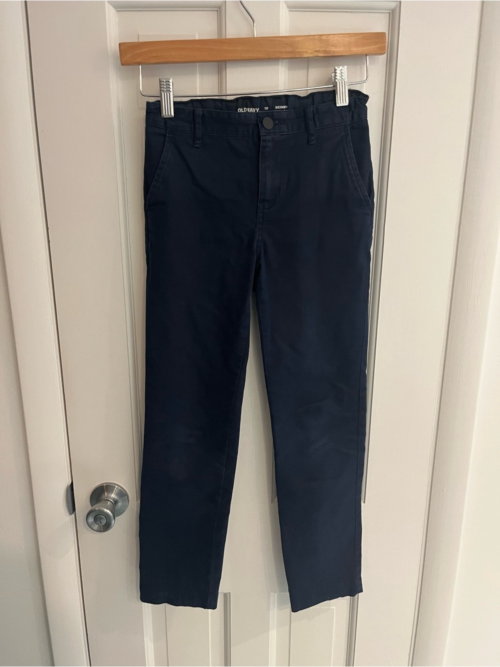 Old Navy Boys Dark Navy Skinny Pants, Size 10 Slim